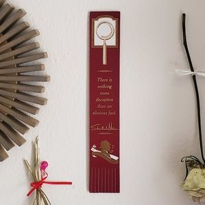Leather Bookmark - London SHERLOCK HOLMES Museum